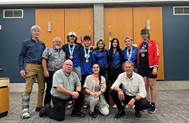North American Indigenous Games Athletes with Mayor and Council September 7 2023
